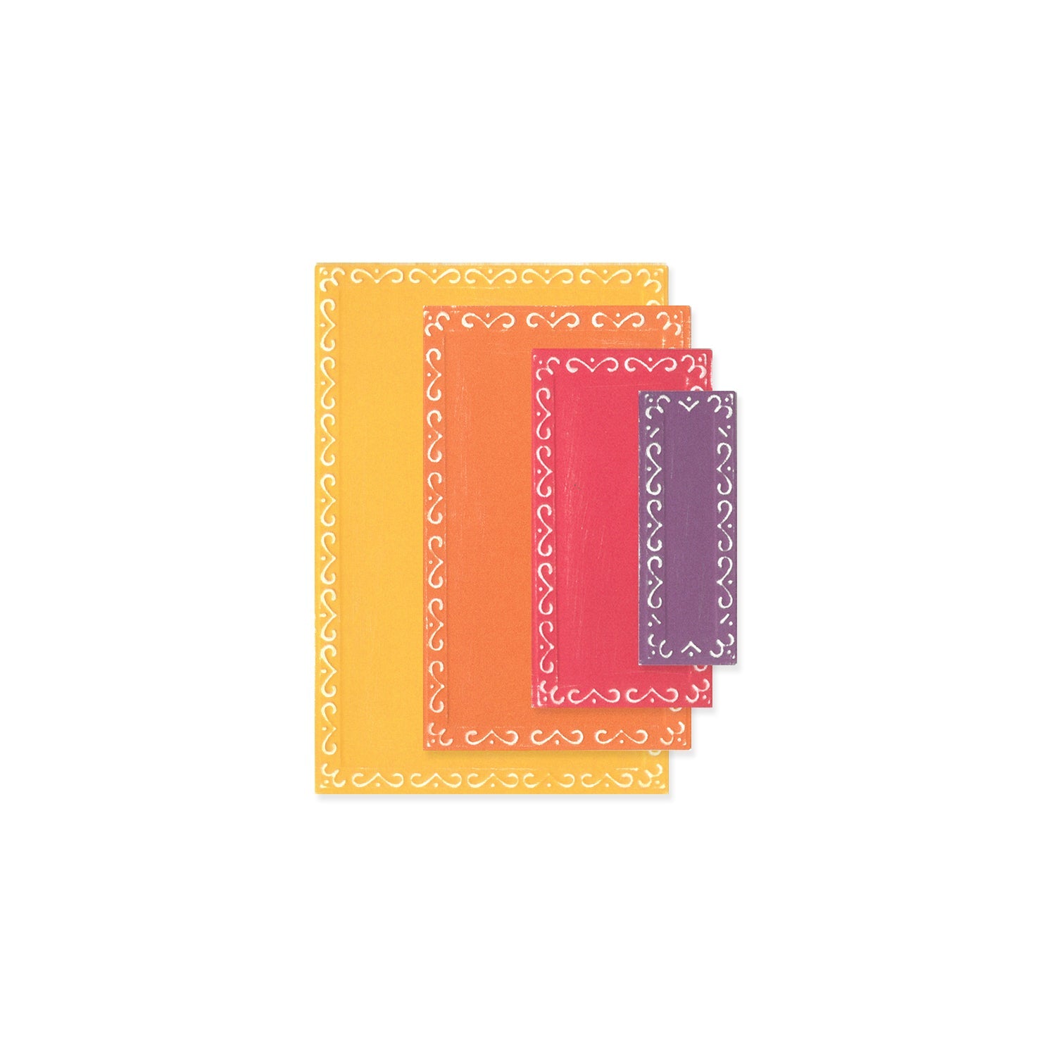 Sizzix Framelits Die Set 9PK Fanciful Framelits Renee Deco Rectangles by Stacey