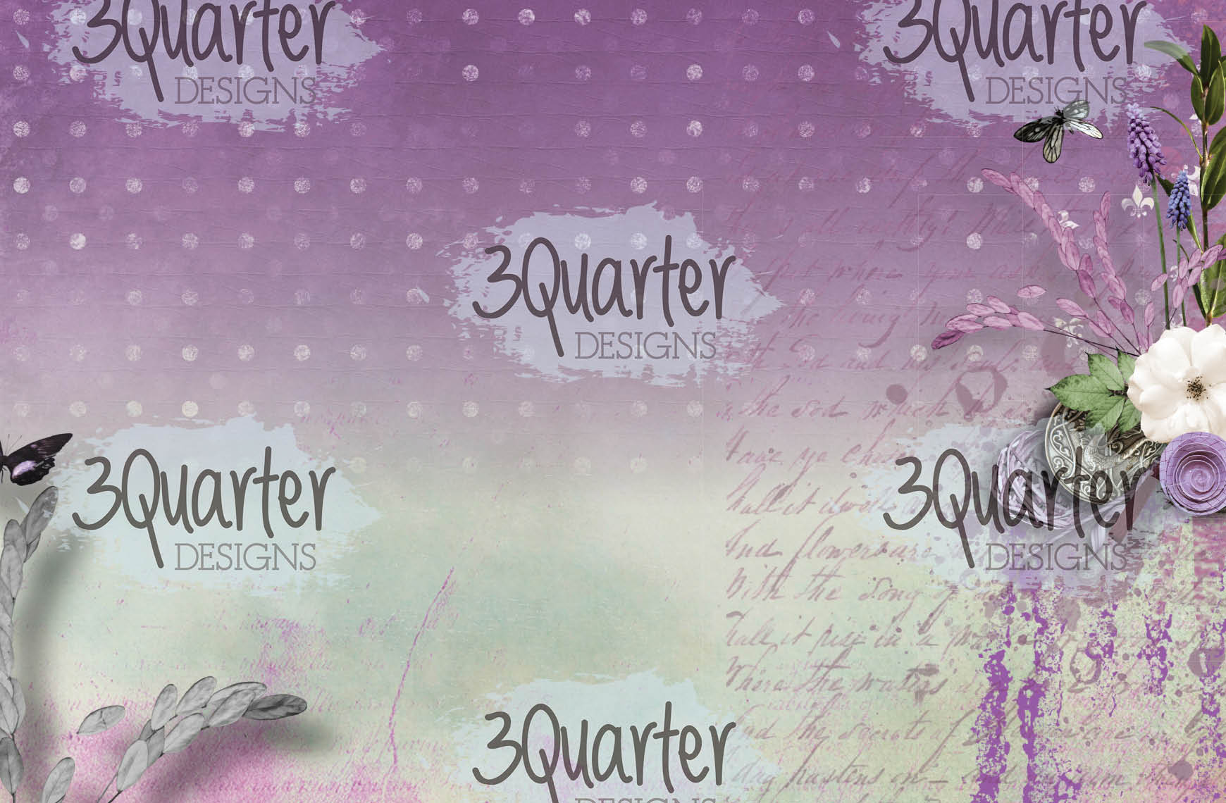 3Quarter Designs - Enchanted Amethyst - Card Kit