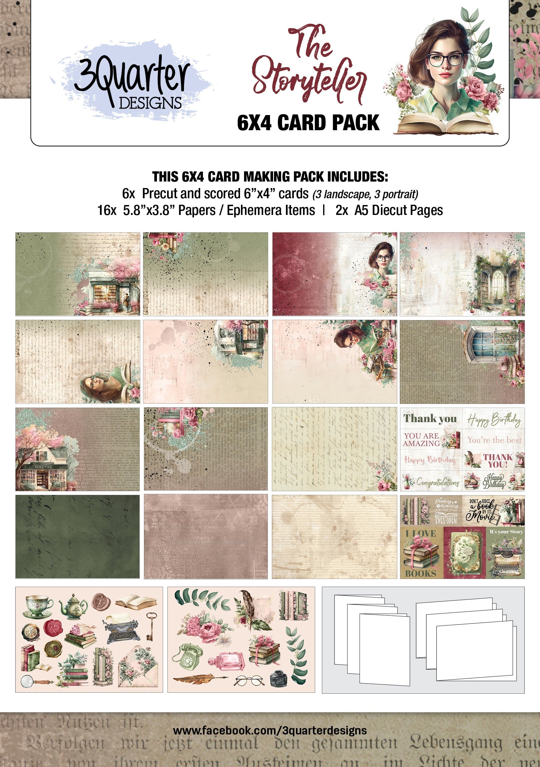 The Storyteller 6x4 Card Pack