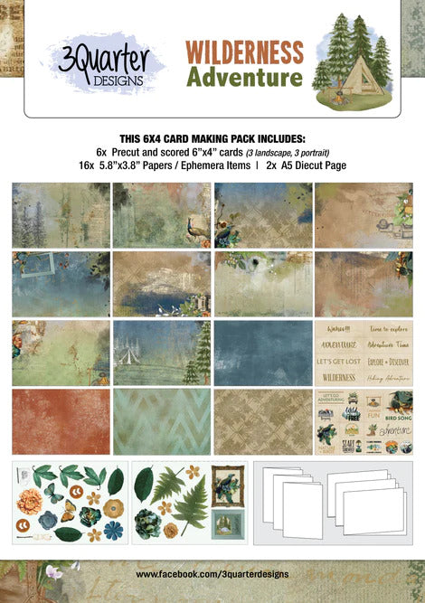 3Quarter Designs - Card Collection - Wilderness Adventures