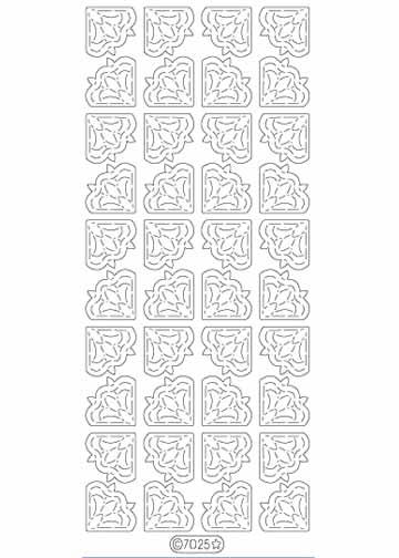 Deco Stickers - Flower Corners