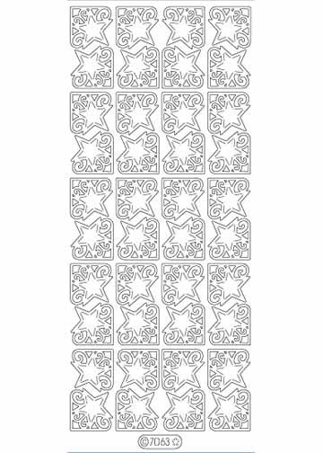 Deco Stickers - Star Corners