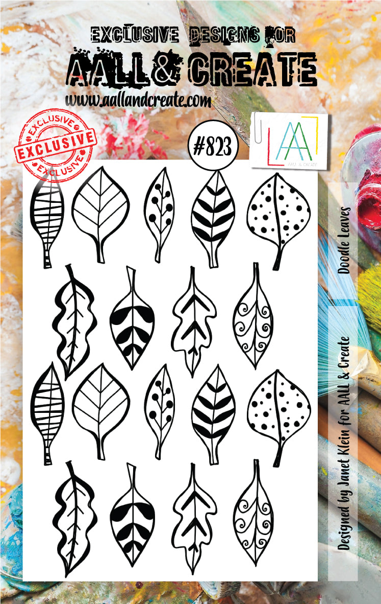 AALL and Create Stamp Set - 823 - Doodle leaves