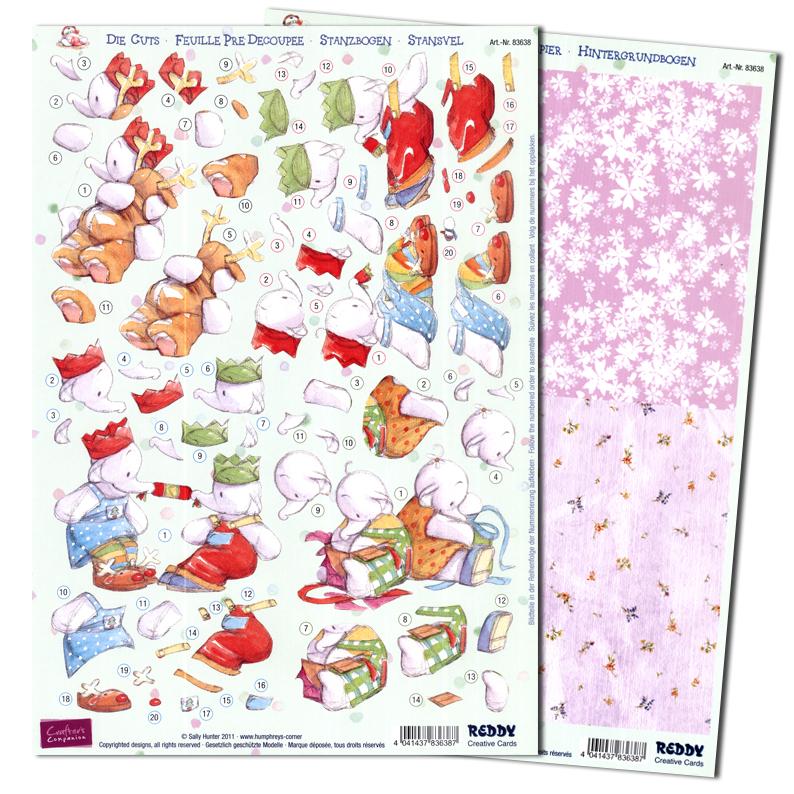 3D Precut (4 scenes)Humphrey Elephant Crowns