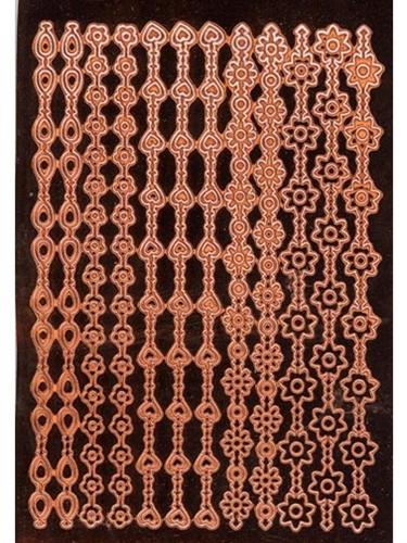 Mini Sticker Easter Border-Orange