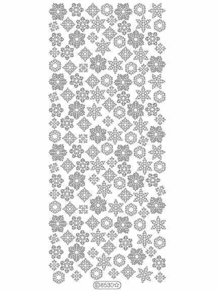 Deco Stickers - Small Snowflakes