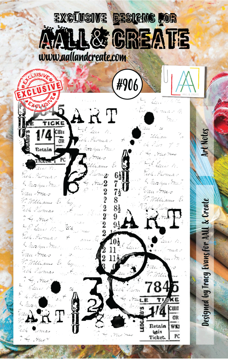 AALL and Create Stamp Set -906 - Art Notes