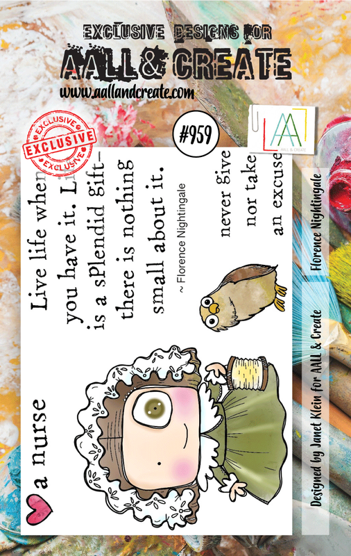 AALL and Create #959 - A7 Stamp Set - Florence Nightingale