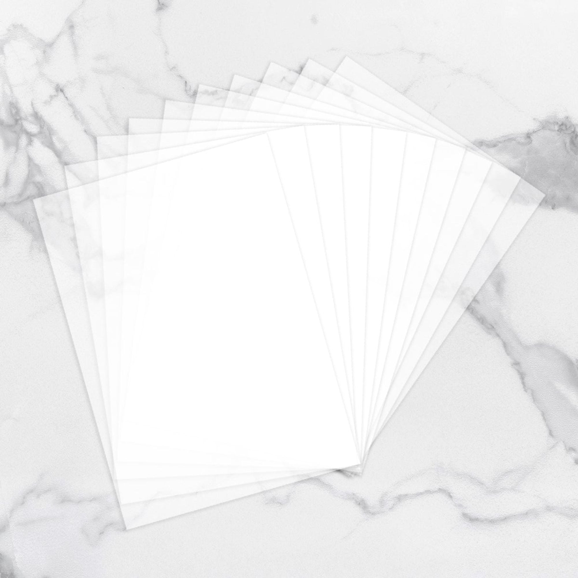 120 Sheets Deli Paper Sheets Transparent Paper Translucent Clear