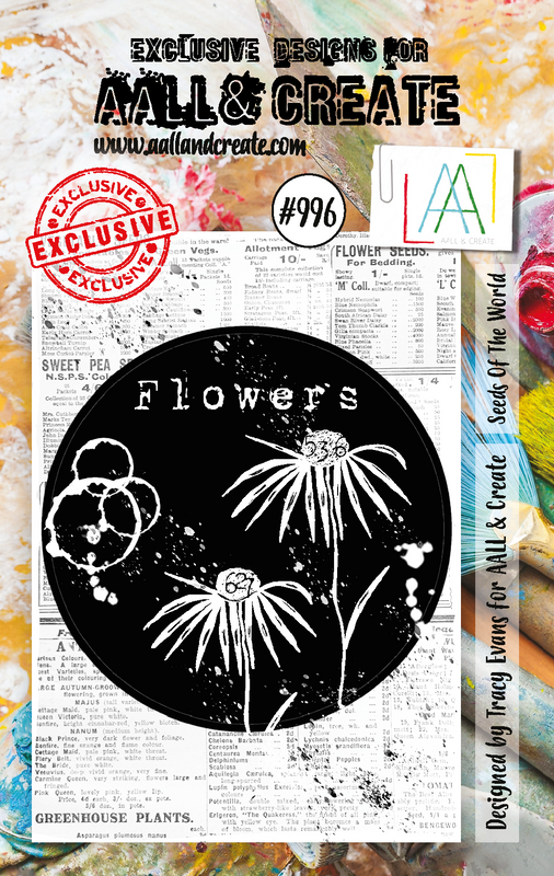 AALL and Create #996 - A7 Stamp Set - Seeds Of The World