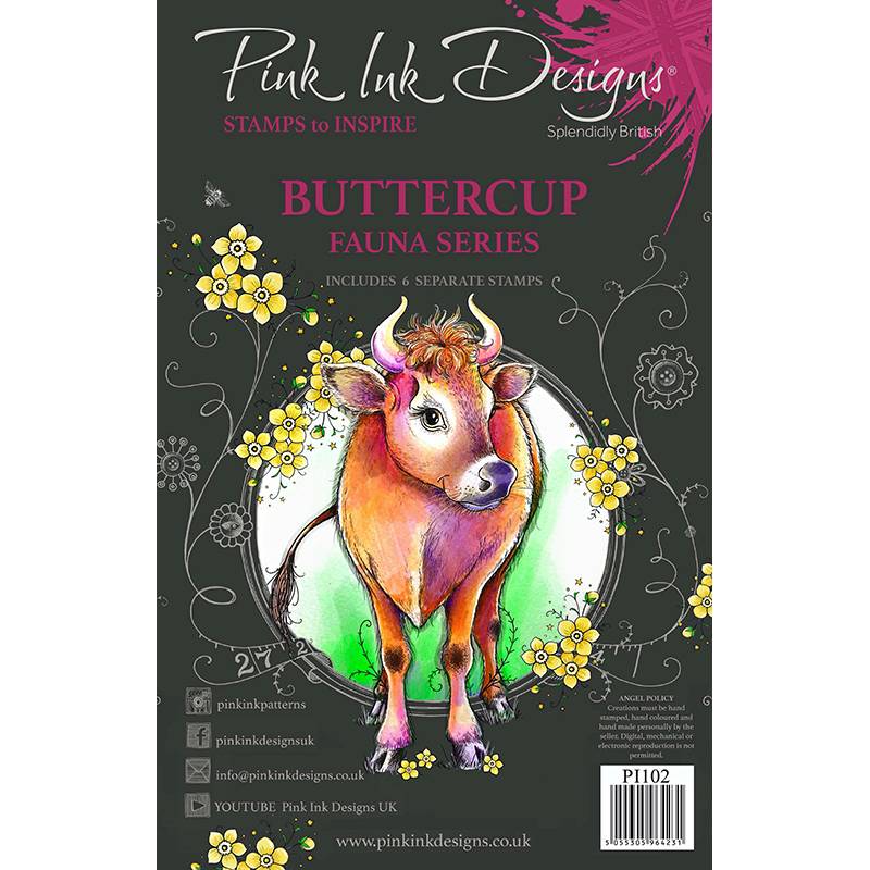 Buttercup A5 Clear Stamp Set