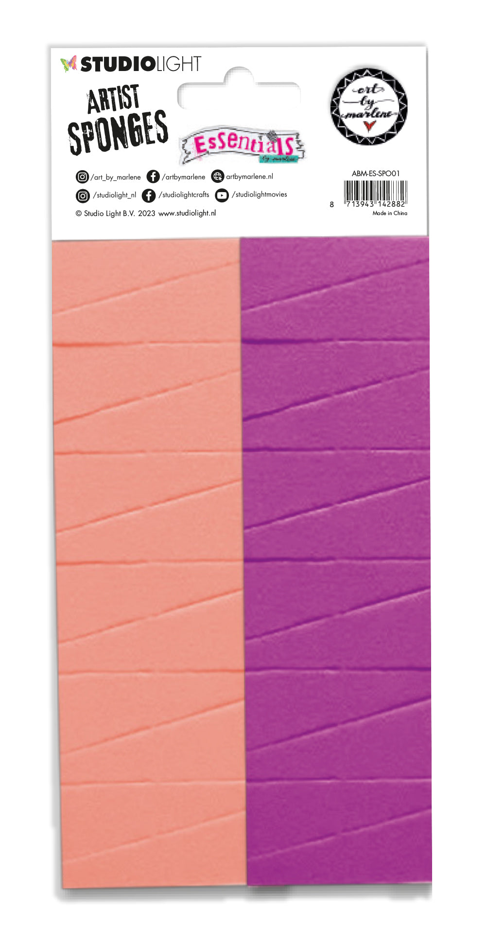 ABM Artist Sponges 4 Colors Essentials 150x90x38mm 48 PC nr.01