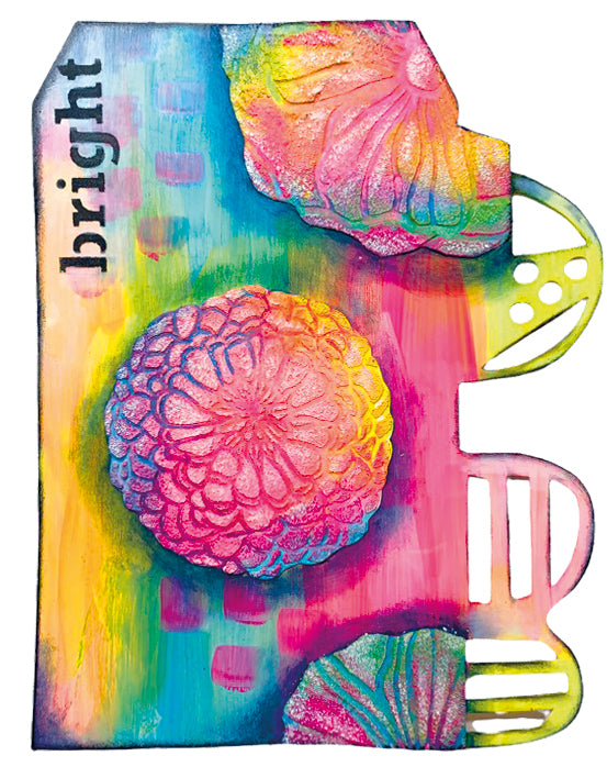 ABM Mask Floral Quartet Mixed-Up Collection 200x200x1mm 1 PC nr.133