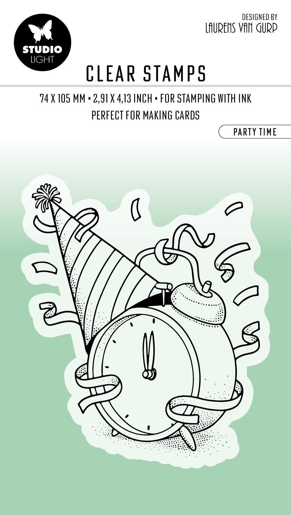 BL Clear Stamp Party Time Essentials 80x67x3mm 1 PC nr.411