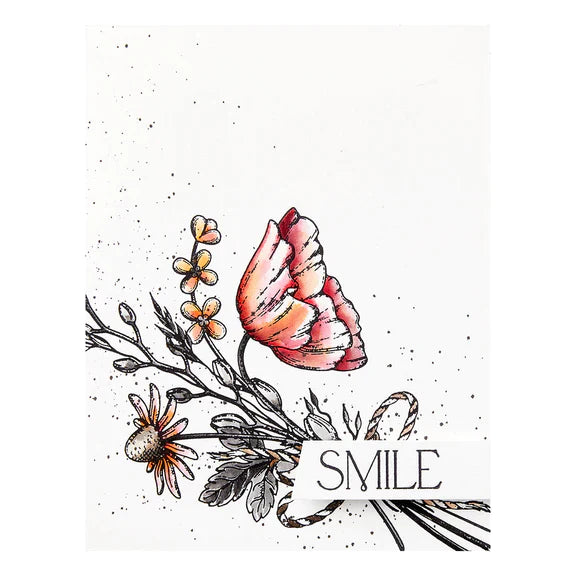 A Friend Like You Bouquet Press Plate from the Pressed Posies Collection