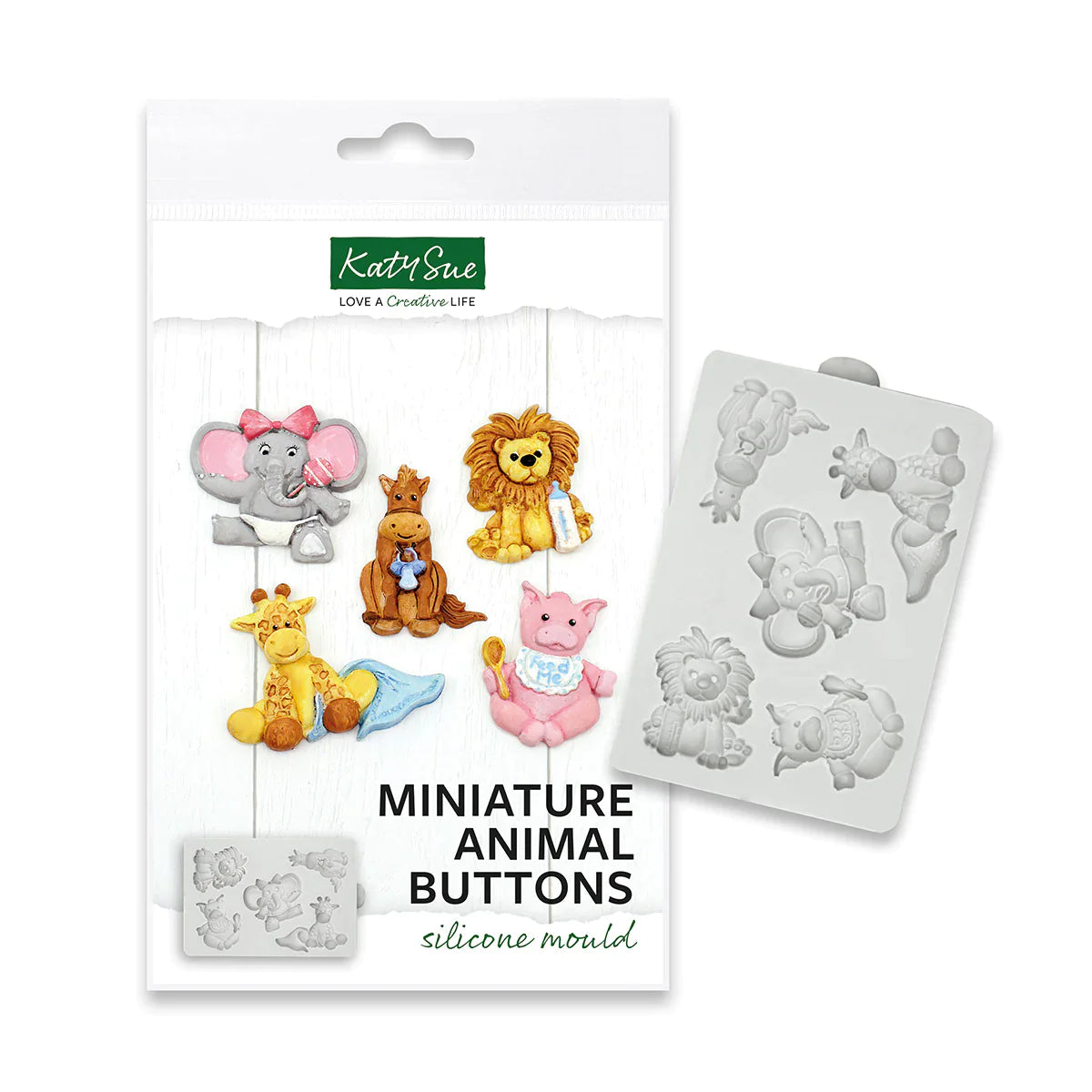 Miniature Animal Buttons Silicone Mould