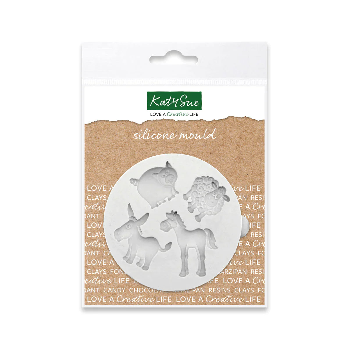 Miniature Farm Animals Silicone Mould