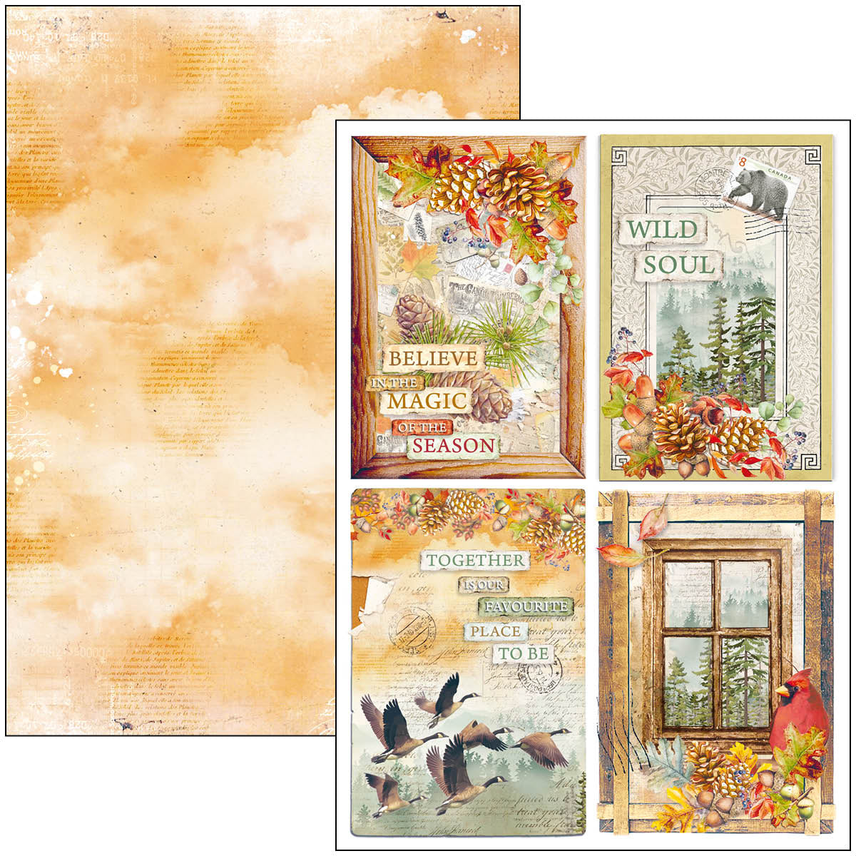 Ciao Bella Into The Wild Creative Pad A4 9/Pkg