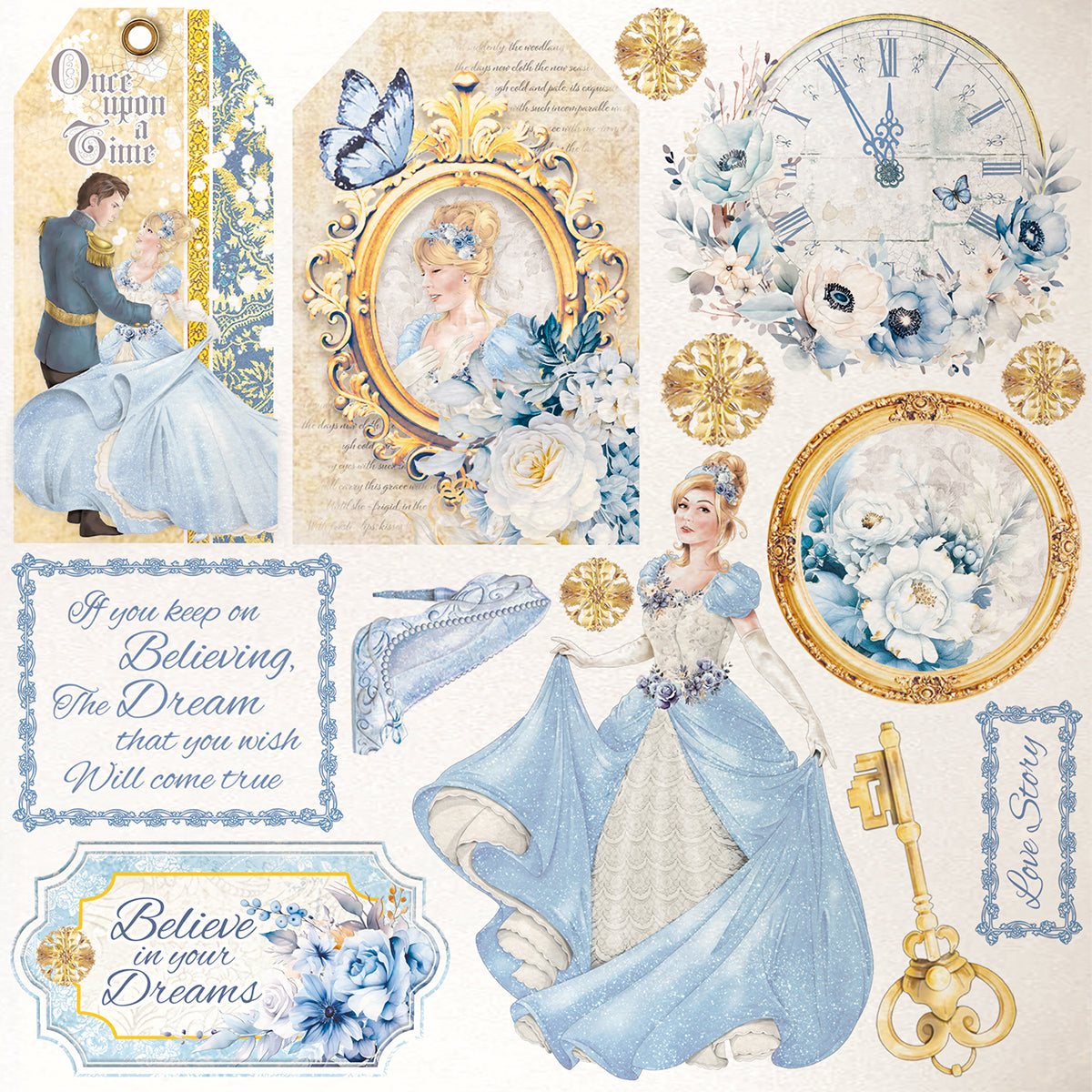 Midnight Spell Deluxe Paper Pearl 6"x6" 5/Pkg