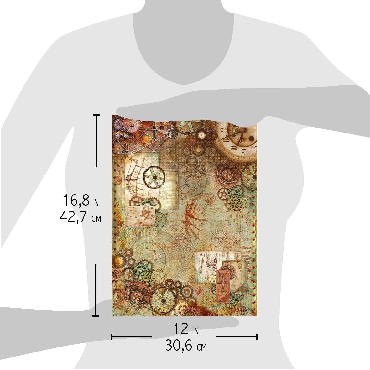 Ciao Bella Rice Paper A3 Le Macchine Volanti - 3 Sheets