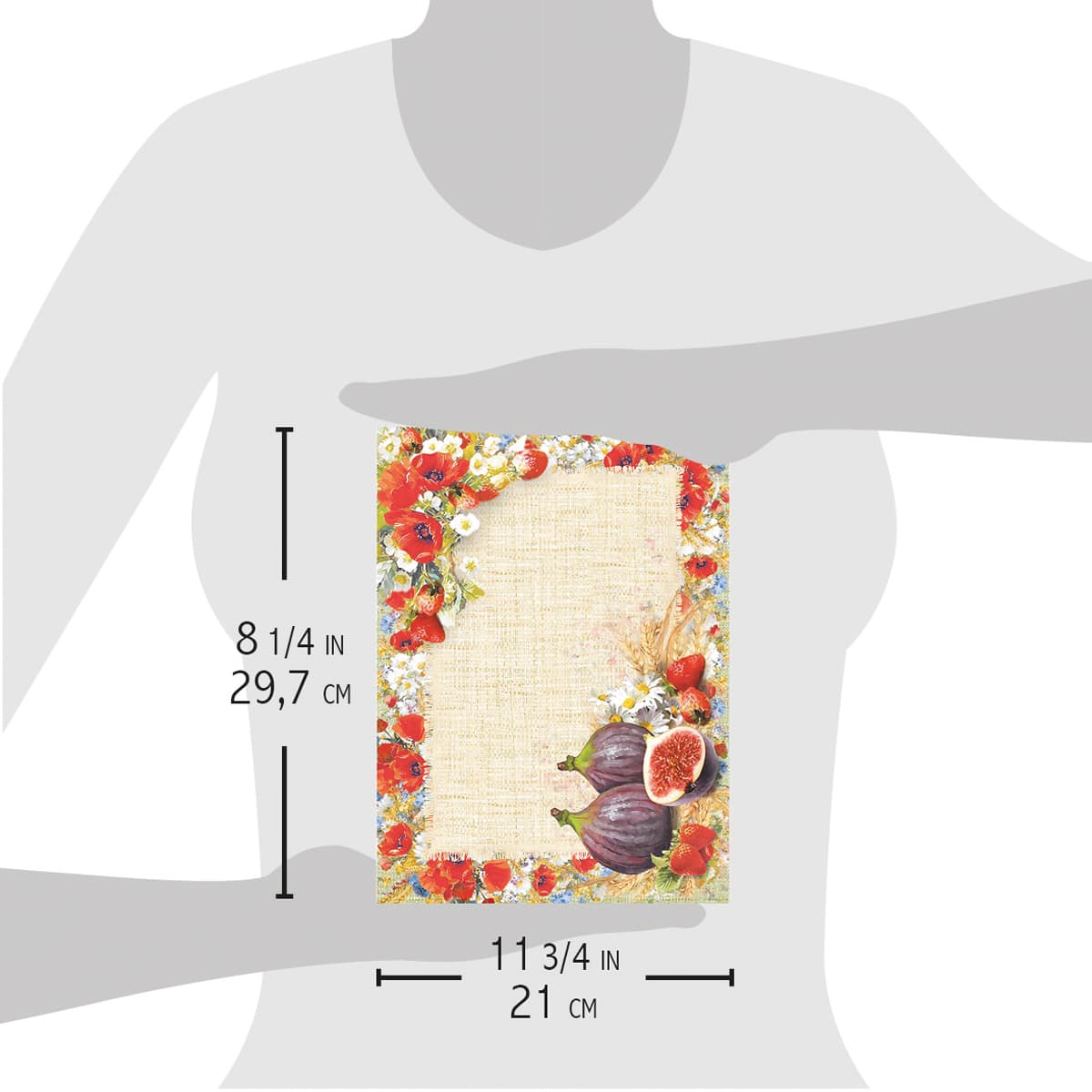 Ciao Bella Rice Paper A4 Sweet Countryside