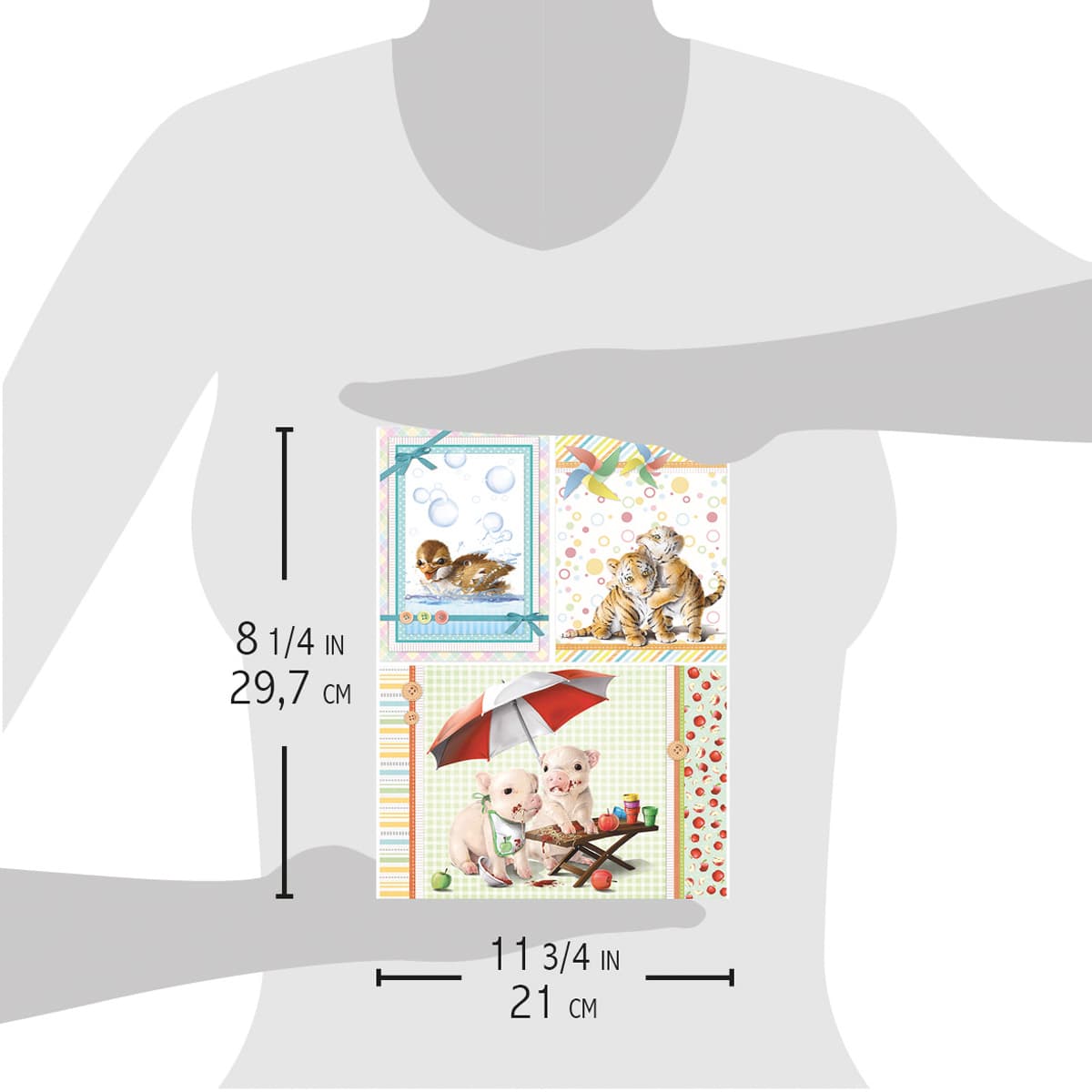 Ciao Bella Rice Paper A4 My First Year