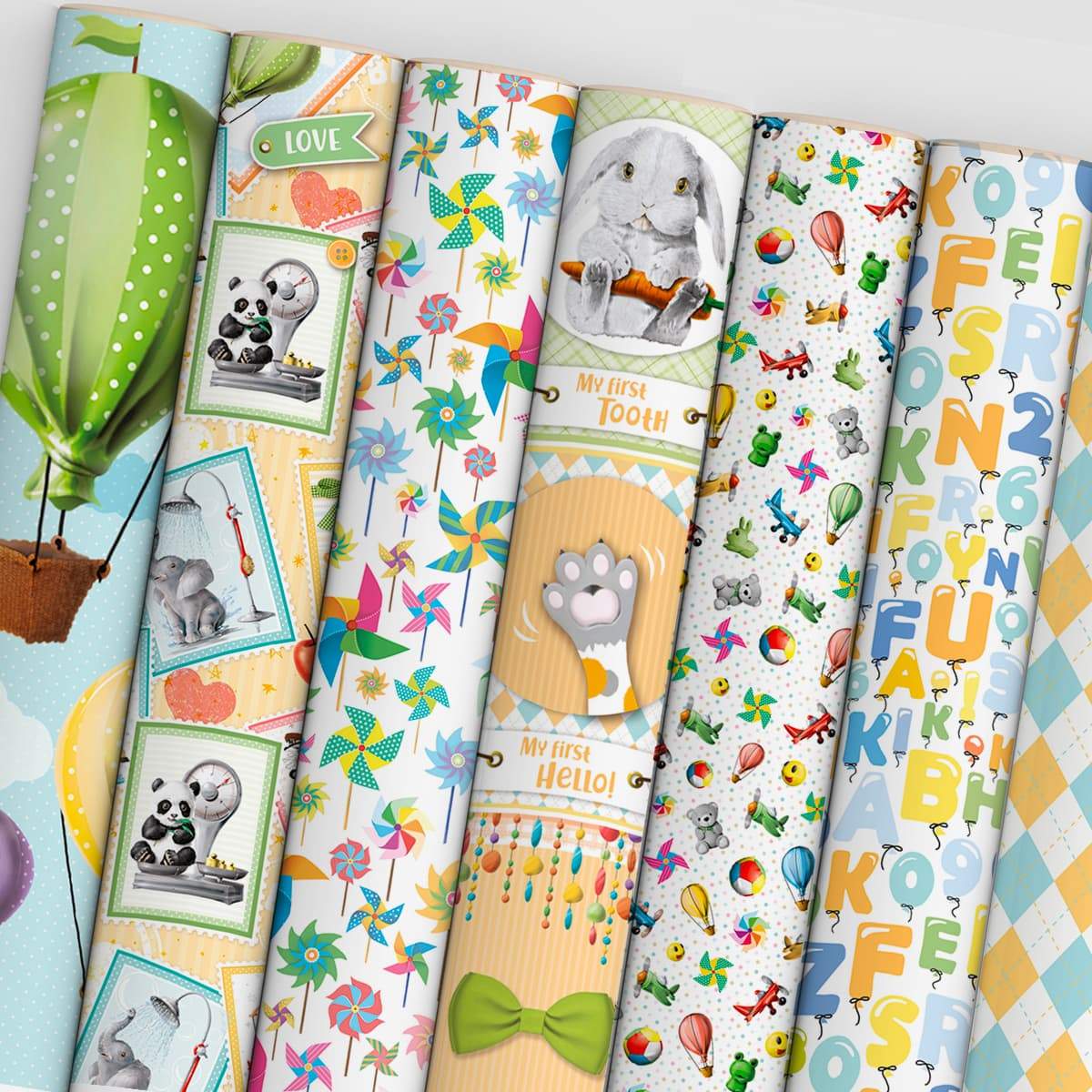 Ciao Bella My First Year Patterns Pad 12"x12" 8/Pkg