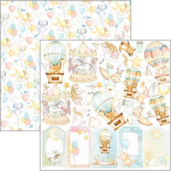 Ciao Bella My Tiny World Patterns Pad 12"x12" 8/Pkg