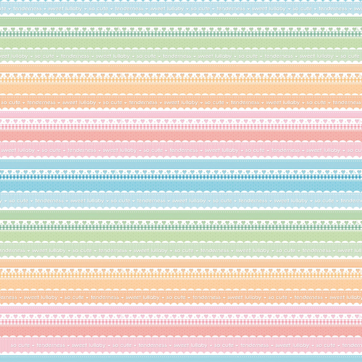 Ciao Bella My Tiny World Patterns Pad 12"x12" 8/Pkg