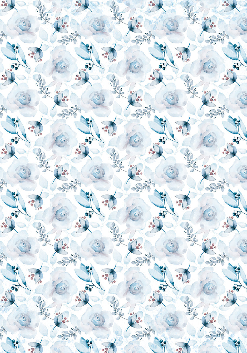 Ciao Bella Vellum Winter Journey Paper Patterns A4 6/Pkg