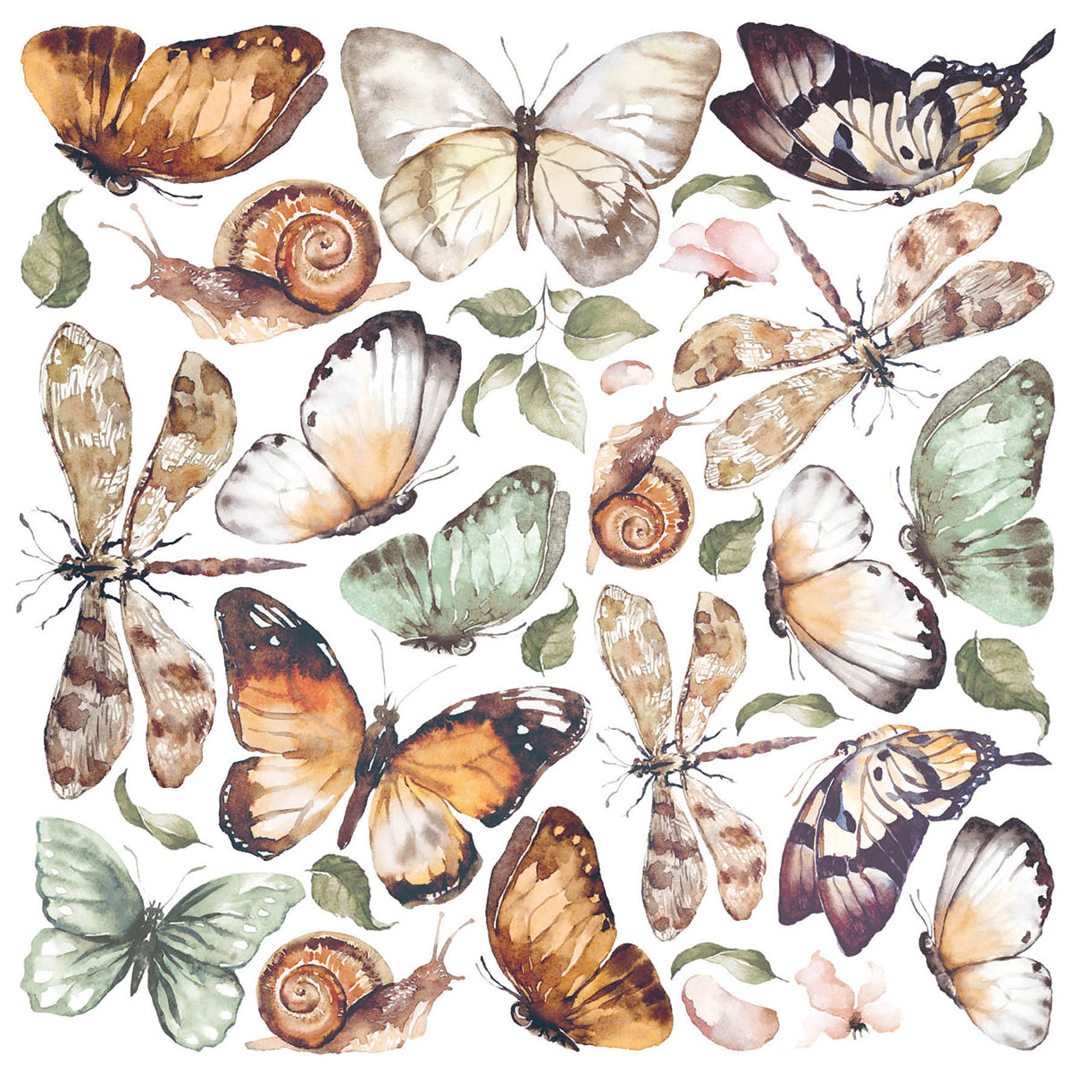 Ciao Bella Vellum Reign Of Grace Fussy Cut 6"x6" 6/Pkg