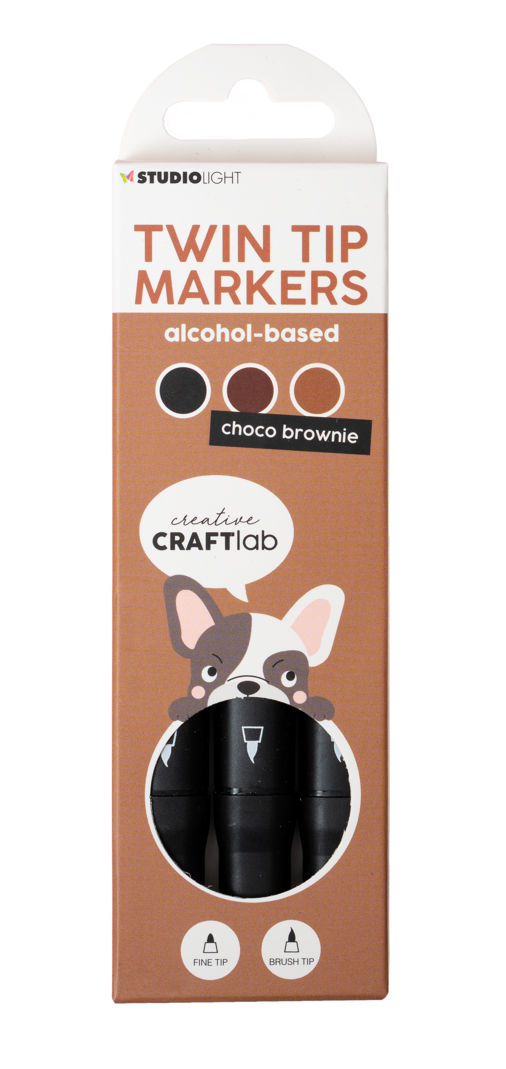 CCL Alcohol Marker Choco Brownie Essentials 48x152x13mm 3 PC nr.07