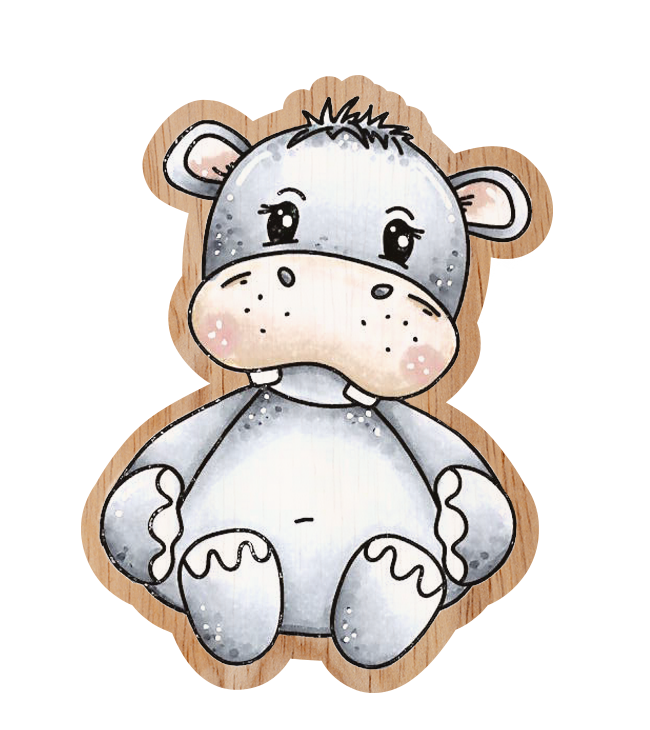 CCL Wooden Stamp Henri Friendz 63x84x13mm 1 PC nr.570