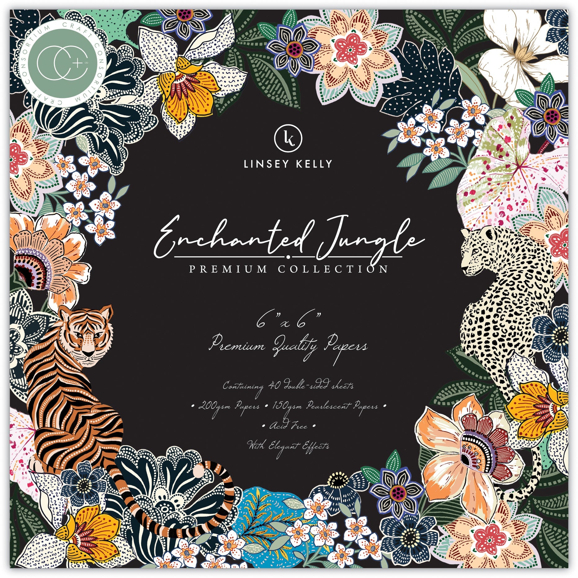 Craft Consortium Enchanted Jungle - 6x6 Paper Pad