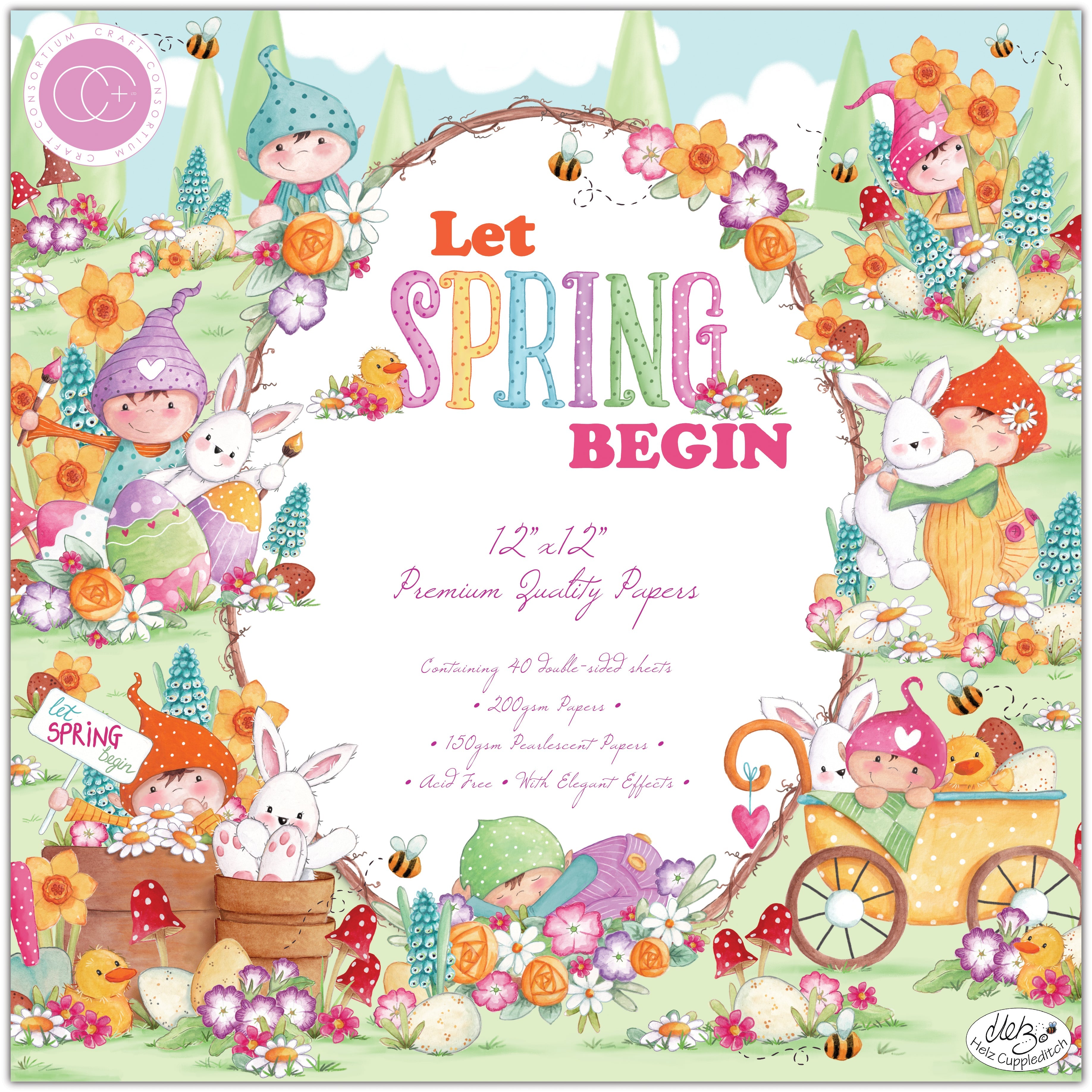 Craft Consortium Let Spring Begin - 12x12 Paper Pad