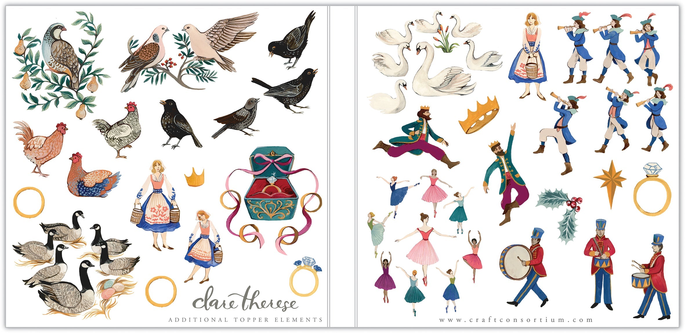 Craft Consortium 12 Days Of Christmas - 6x6 Paper Pad