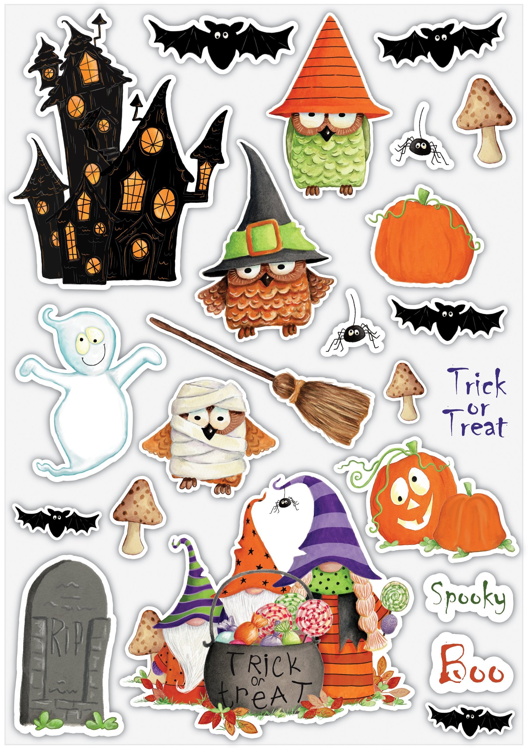 Happy Haunting - Puffy Stickers
