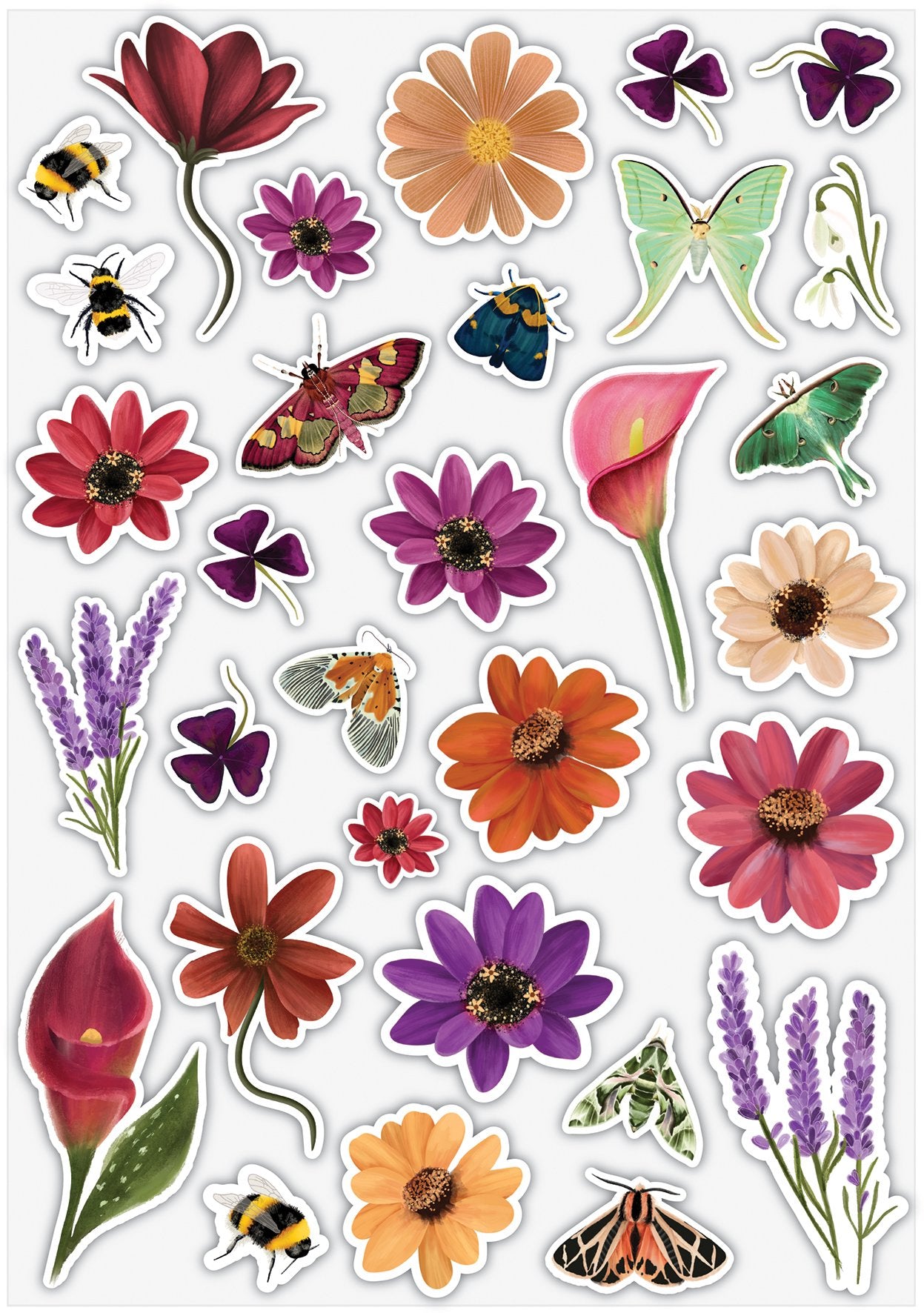 Midnight Flight - Puffy Stickers