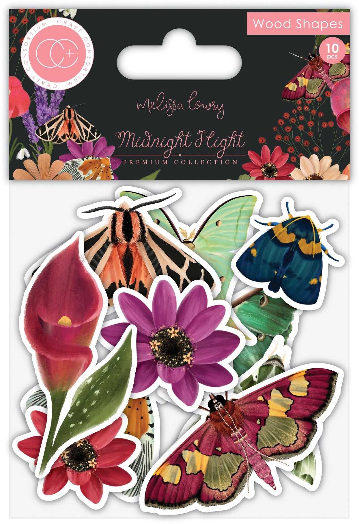 Midnight Flight - Wood shapes