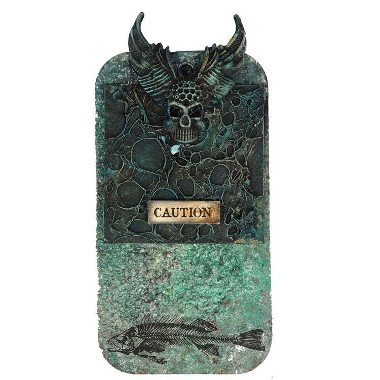 Creative Expressions Pre Cut Rubber Stamp by Andy Skinner Dem Bones