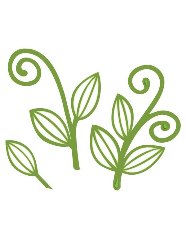 Sue Wilson Dies - Finishing Touches Collection - Curled Vines