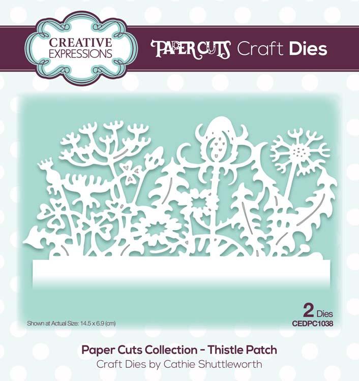 Paper Cuts Collection Thistle Patch Craft Die
