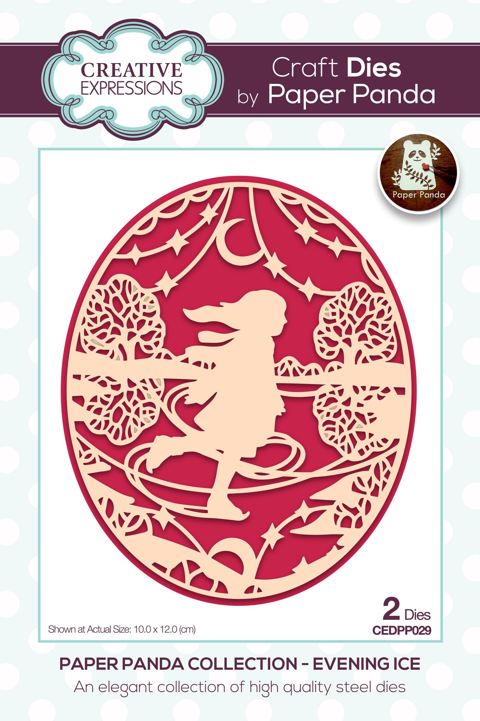 Creative Expressions Paper Panda Evening Ice Craft Die