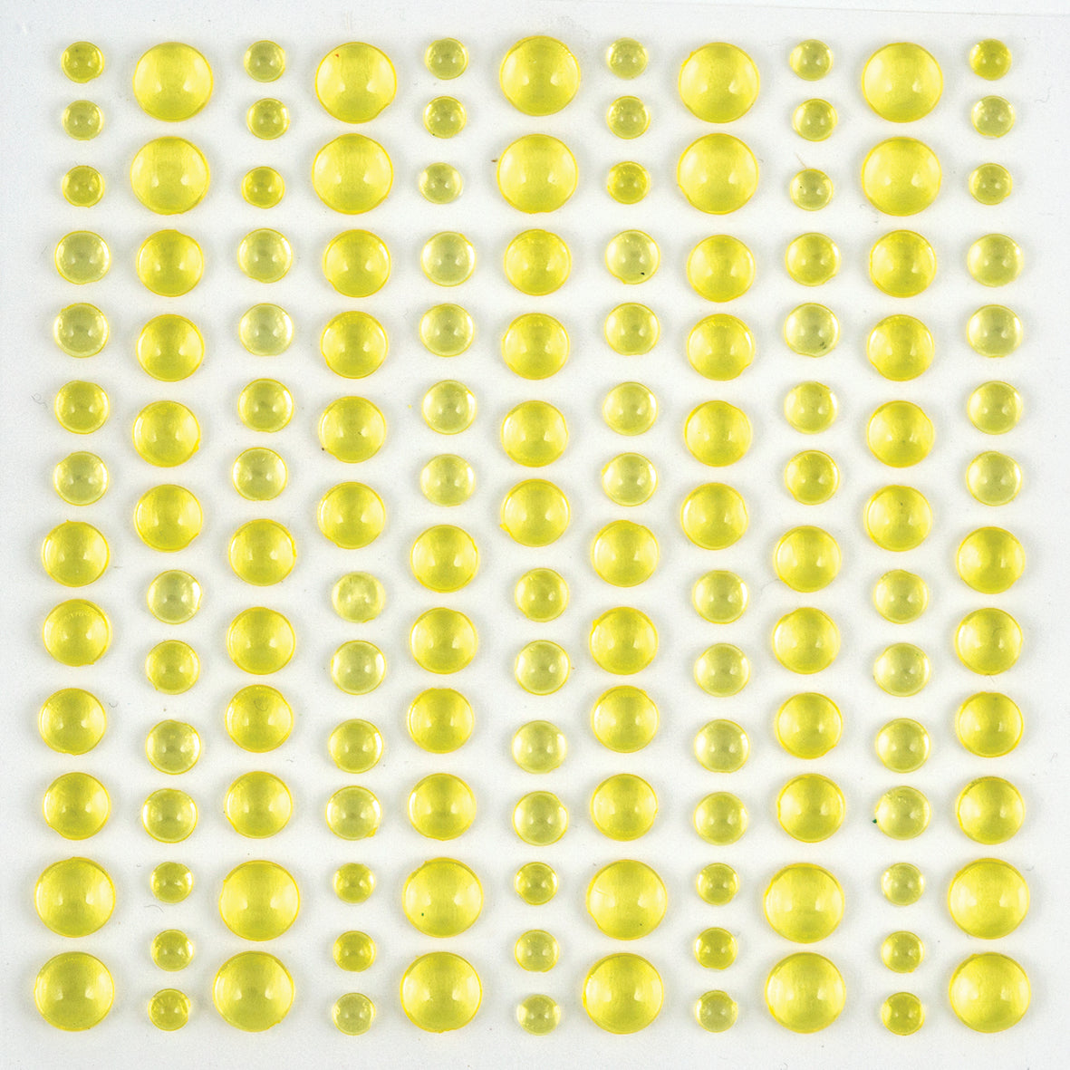 Craft Consortium Adhesive Dew Drops - Yellow