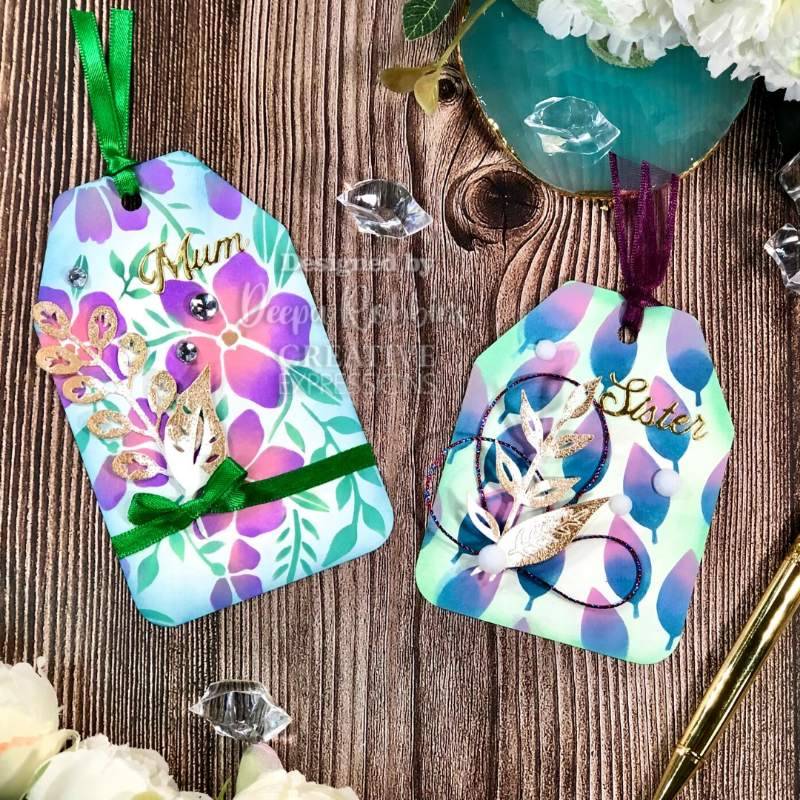 Creative Expressions Helen Colebrook Leafy Trails 7 in x 5 in Stencil