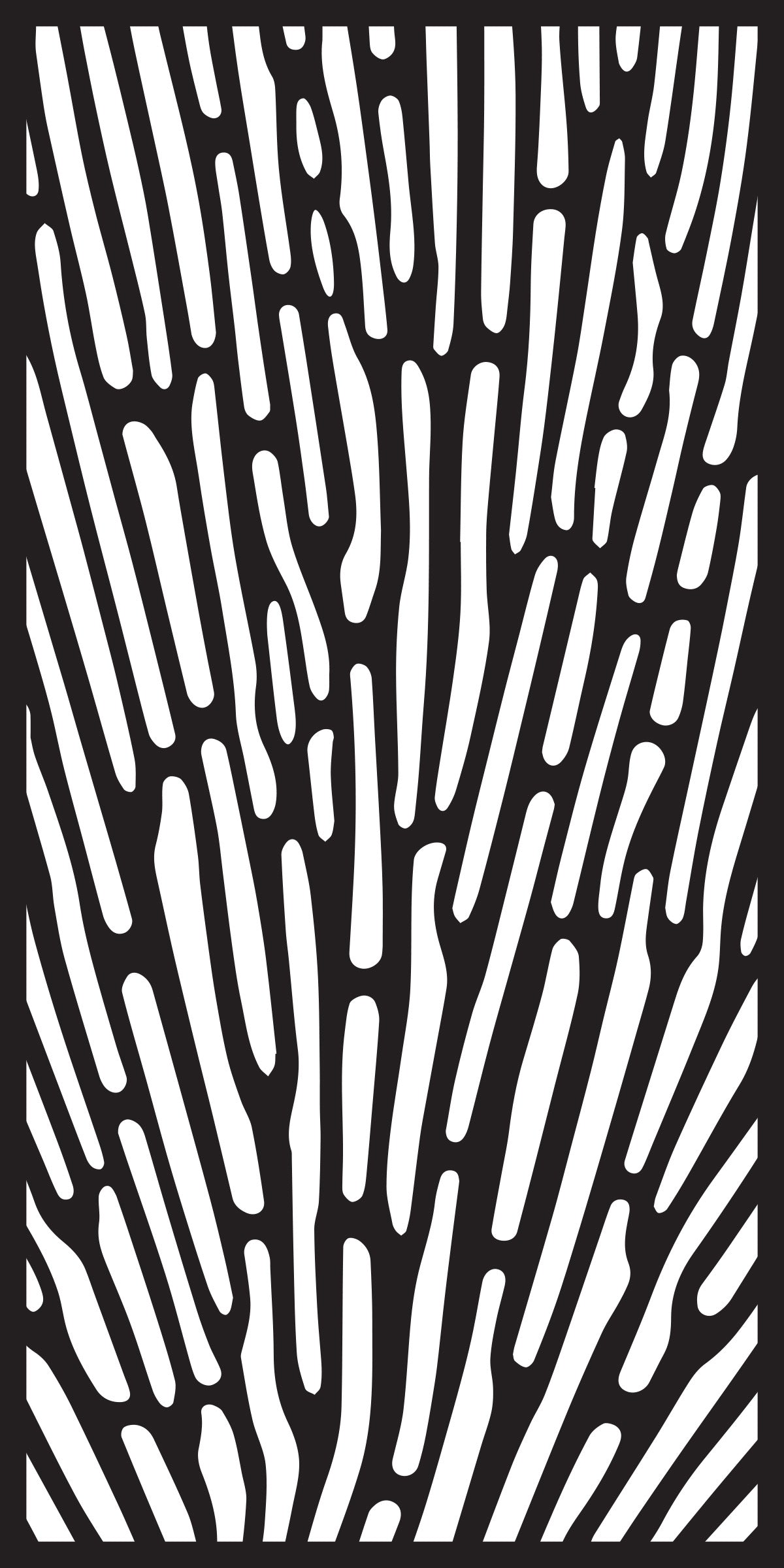 Creative Expressions Coral Rays DL Stencil 4 in x 8 in (10.0 x 20.3 cm)