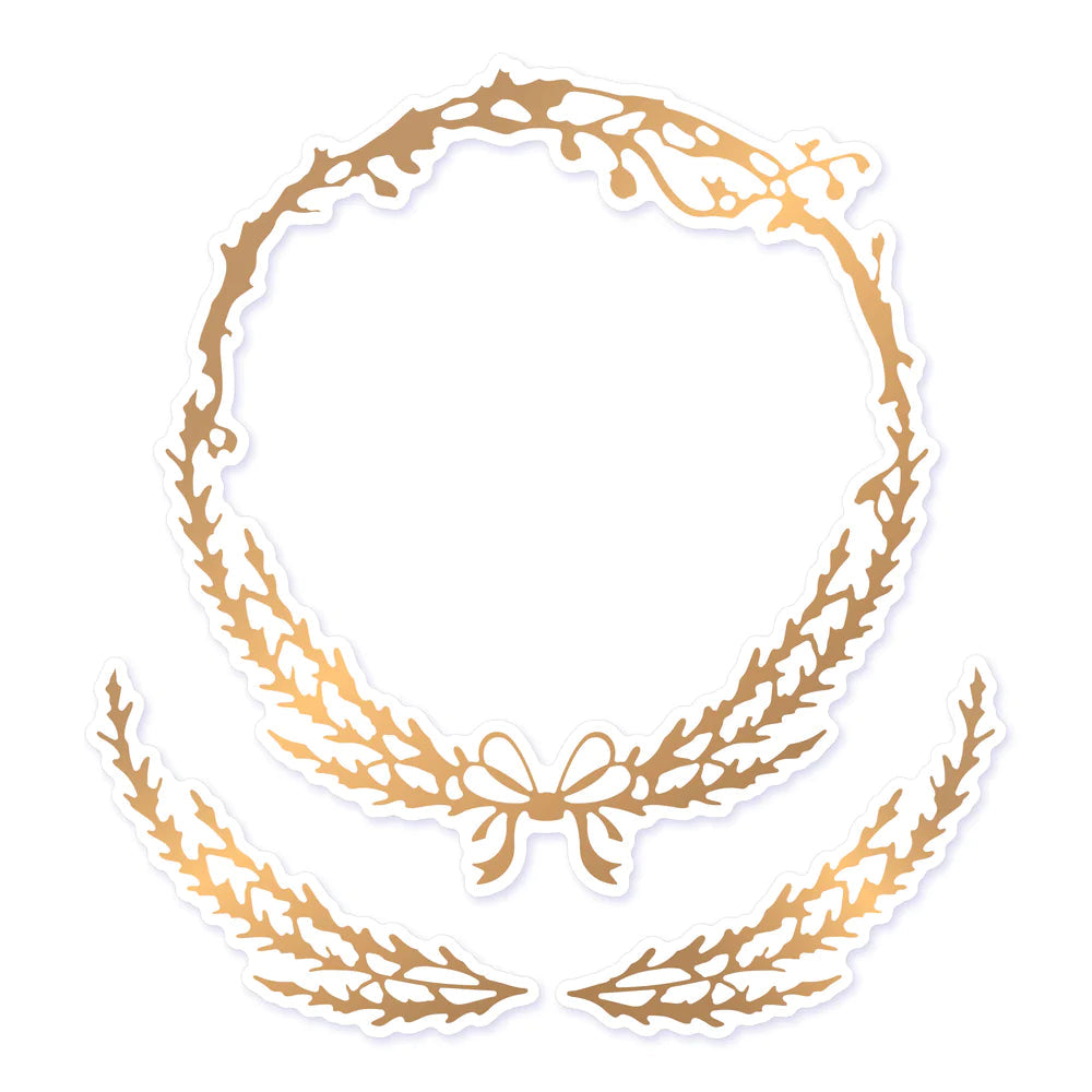 Couture Creations - Lavender Love Cut & Create Die - Rustic Wreath (3pc)