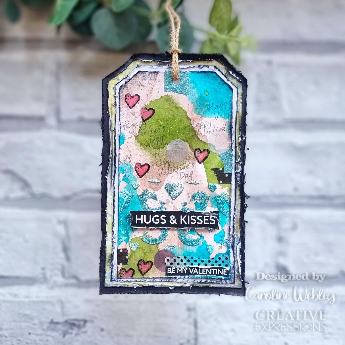 Creative Expressions Love Birds DL Stencil 4 in x 8 in (10.0 x 20.3 cm)