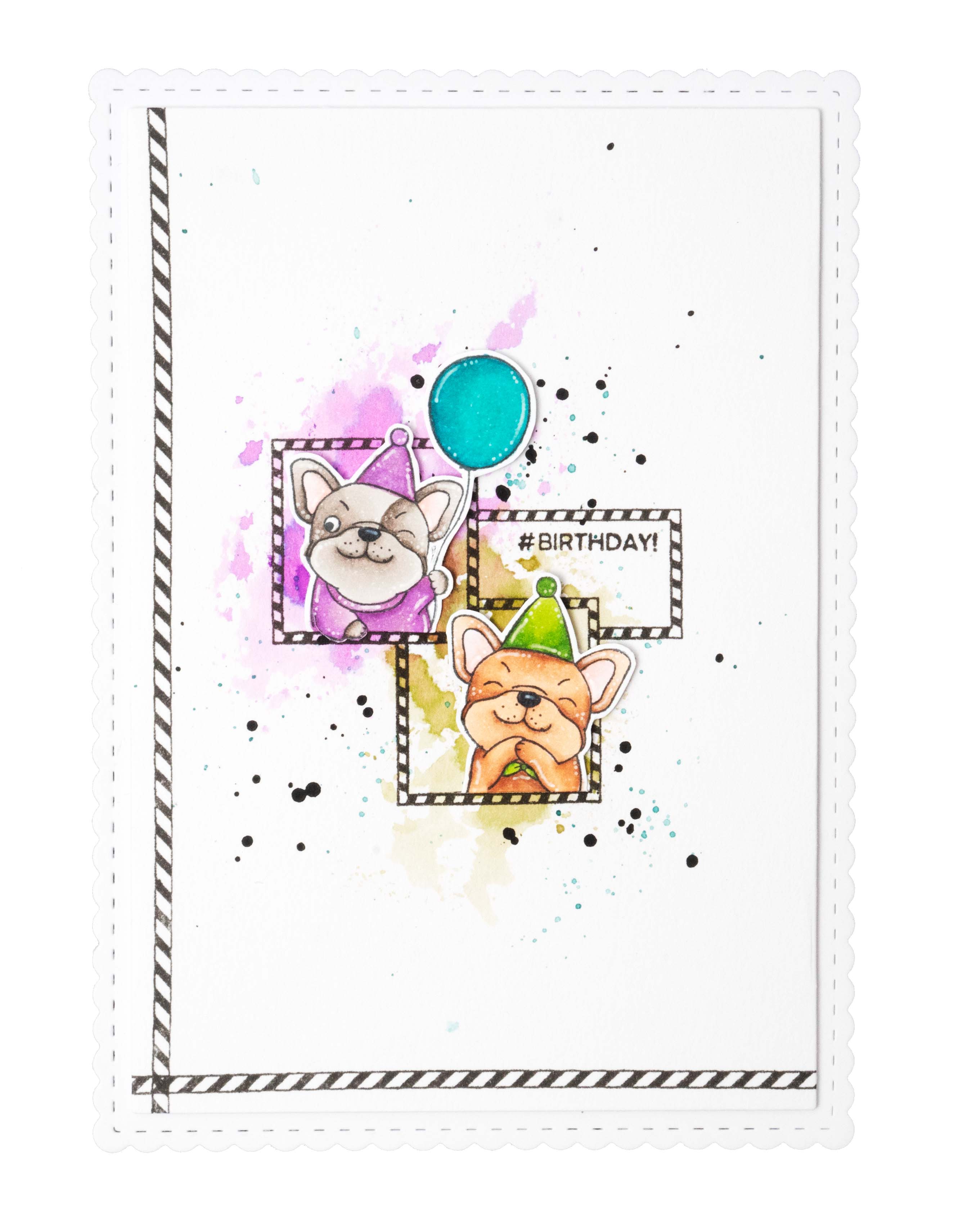 CCL Clear Stamp Buddy's Party Friendz 225x80x3mm 15 PC nr.348