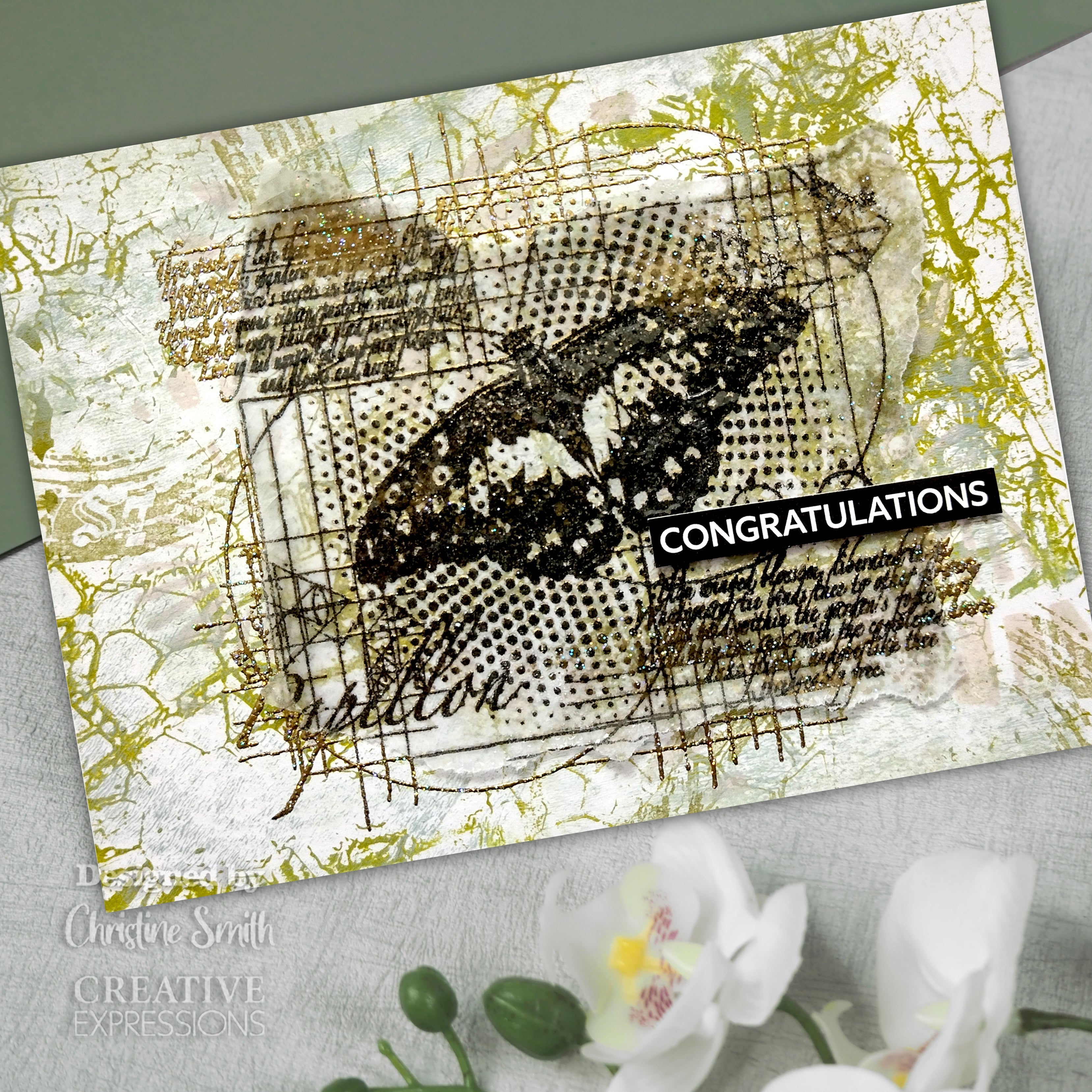 Creative Expressions Andy Skinner Crazy Paving DL Stencil